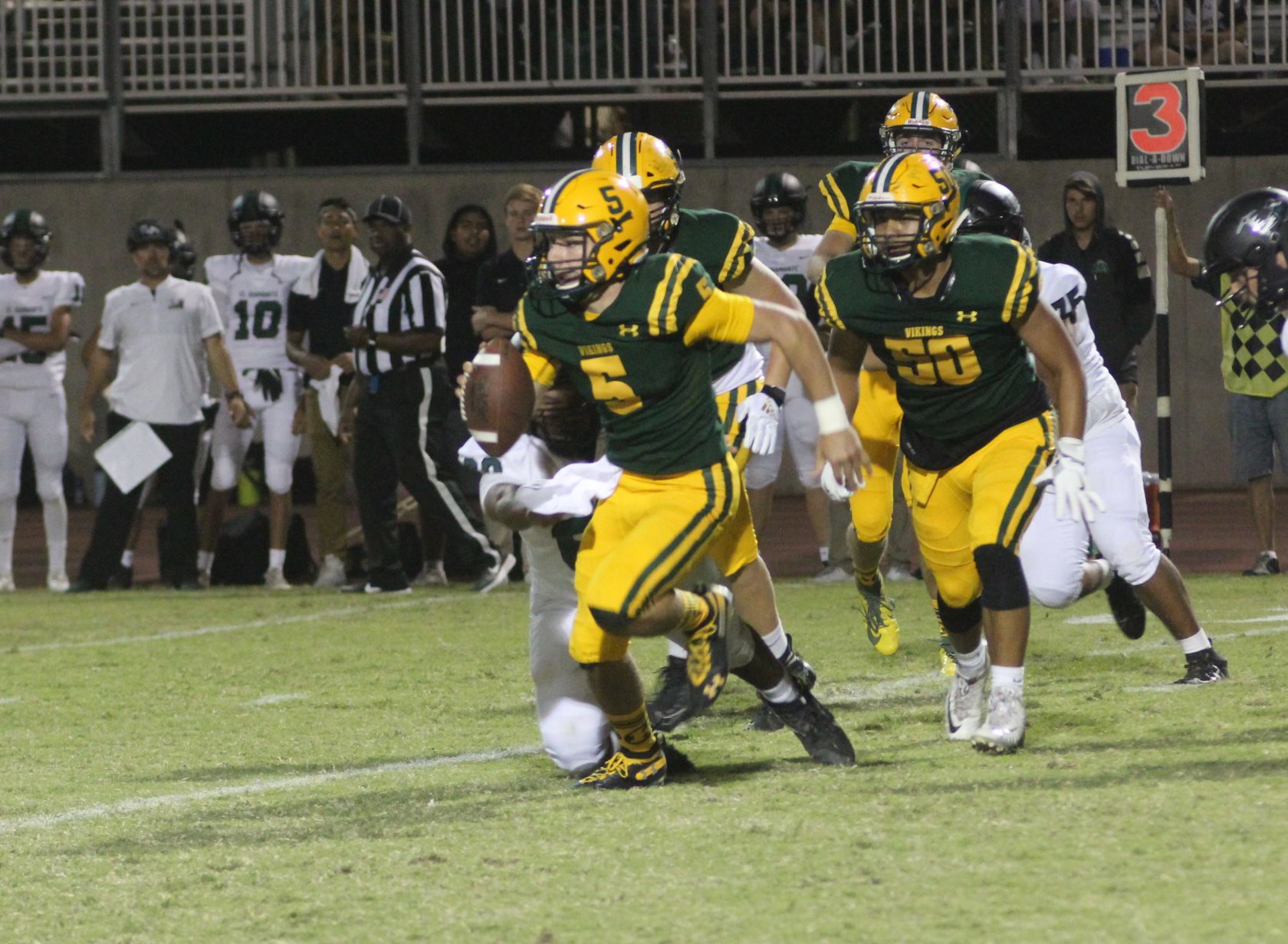 Vikings' defense dominates the Miners, remain undefeated at 5-0